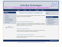 Tablet Screenshot of cybersym.com